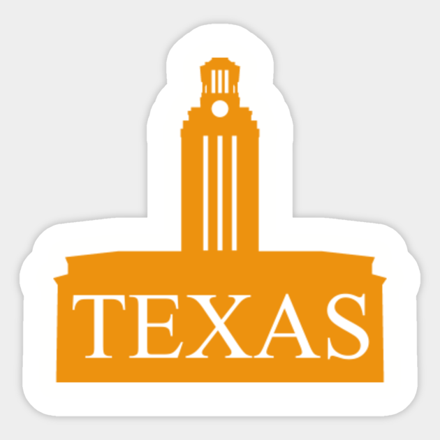 Tower of Texas University Of Texas Sticker TeePublic
